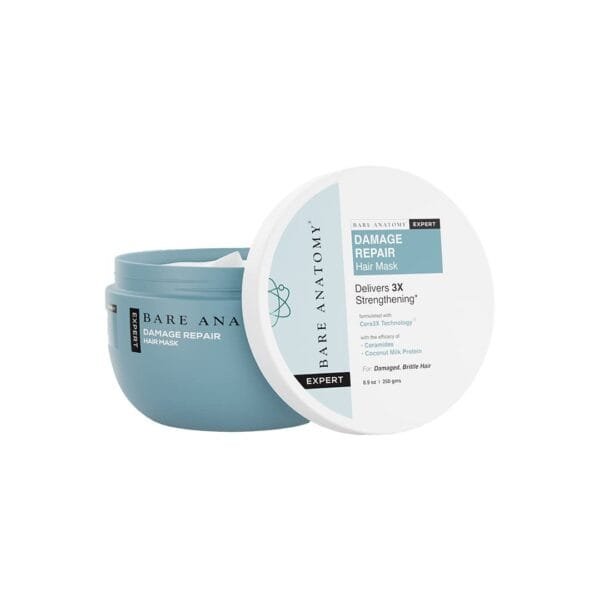 Bare Anatomy Damage Repair Hair Mask | 3x Strengthening Powered By Ceramide A2 & Coconut Milk Protein