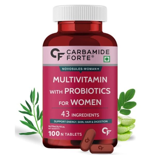 Carbamide Forte Multivitamin for Women with 43 Ingredients -100 Veg Tablets