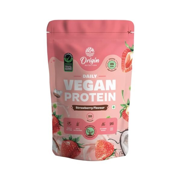 Origin Nutrition 100% Natural Vegan Protein Powder (European Pea Protein Isolate & Pumpkin Seed Protein)