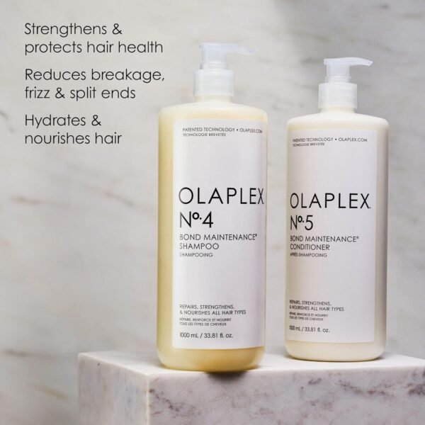 Olaplex No. 5 Bond Maintenance Conditioner, Repairs, Strengthens, & Nourishes All Hair Types, Leaving Hair Feeling Soft & Adds Shine, 33.8 fl oz