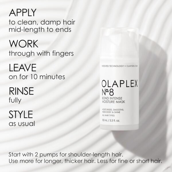 Olaplex No. 8 Bond Intense Moisture Mask | Based on Clinical Results: 2x Shine, 4x Moisture, 6x Smoothness, and 94% saw more Body